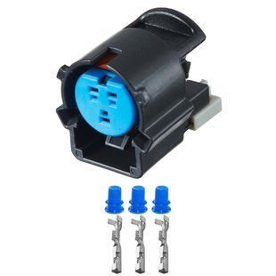 Разъем 3-контактный, 13589761, 13523264, APTIV (Delphi) Америка, Корея, Япония, Buick, Cadillac, Chevrolet, Daewoo, GMC 40606 фото