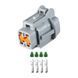 Разъем 4-контактный, PB295-04926185-1171, SUMITOMO, KUM, KUM Япония для разных марок, Infiniti, Nissan 40840 фото 1