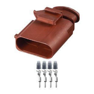 Разъем 4-контактный 1K0973804A, 1534544, VAG, TE Германия, Франция, Audi, Bugatti, Porsche, Seat, Skoda, VW 40715 фото