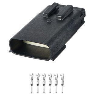 Разъем 6-контактный, 33481-0601, Molex Америка универсальный, Моторный отсек, Ford 41018 фото