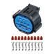 Разъем 10-кон, Фара, HP406-10021, HP416-1010 KUM Корея универсальный, Освещение, Hyundai, Kia 41230 фото 1