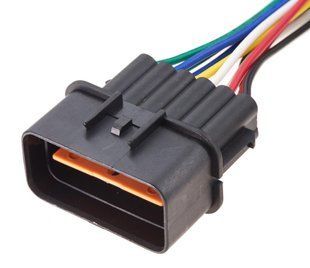 Разъем с проводом, 12-контактный, Фара, PB621-1202PK501-1202 KUM Корея универсальный, Hyundai, Kia 48271 фото